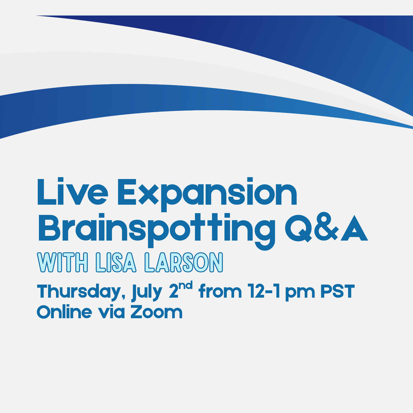 FREE EXPANSION BRAINSPOTTING LIVE Q&A
